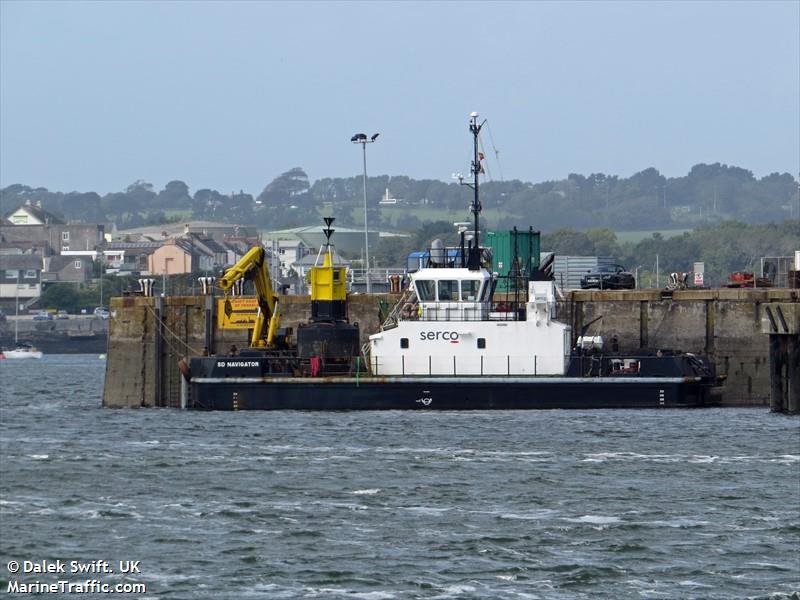 sd navigator (Utility Vessel) - IMO 9533414, MMSI 235071537, Call Sign 2CCG6 under the flag of United Kingdom (UK)