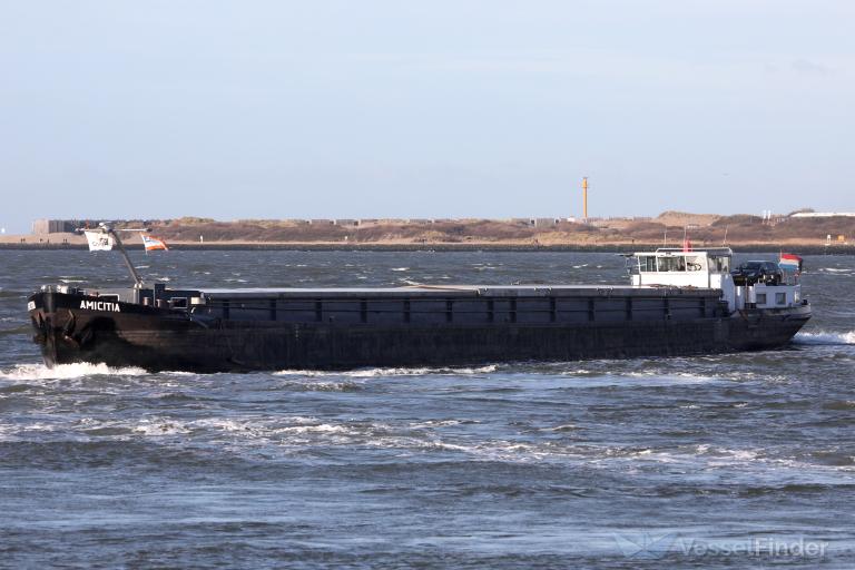 amicitia (Cargo ship) - IMO , MMSI 244130285, Call Sign PE7860 under the flag of Netherlands