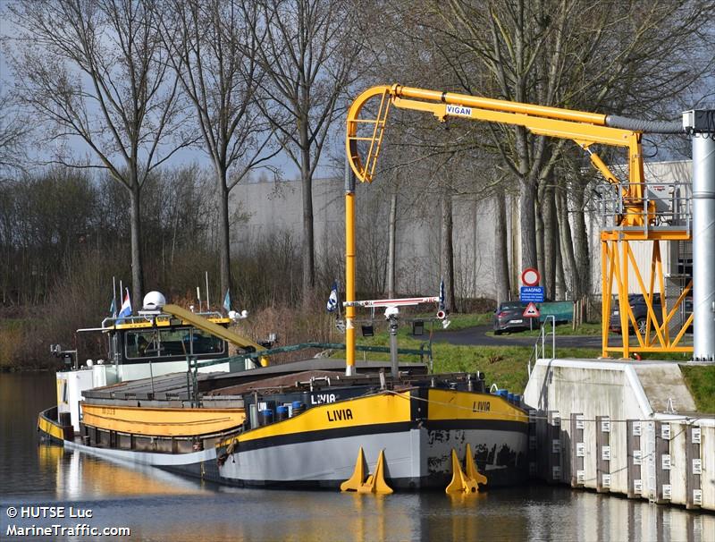 livia (Cargo ship) - IMO , MMSI 244150808, Call Sign PB9541 under the flag of Netherlands