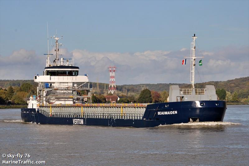 beaumaiden (General Cargo Ship) - IMO 9401257, MMSI 244366000, Call Sign PHOU under the flag of Netherlands