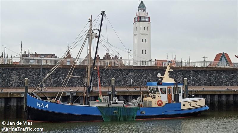 ha4 tina (Fishing vessel) - IMO , MMSI 244572000, Call Sign PC5428 under the flag of Netherlands