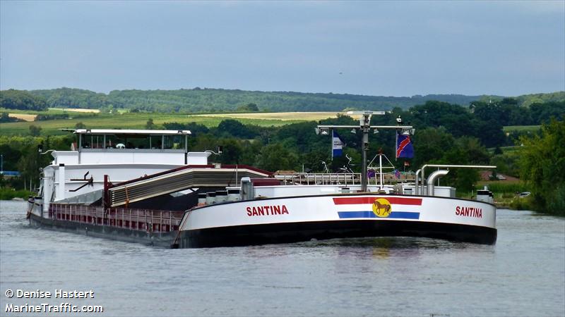 santina (Cargo ship) - IMO , MMSI 244700352, Call Sign PD9234 under the flag of Netherlands