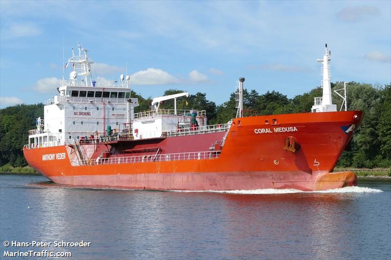 coral medusa (LPG Tanker) - IMO 9346926, MMSI 244870427, Call Sign PDDA under the flag of Netherlands