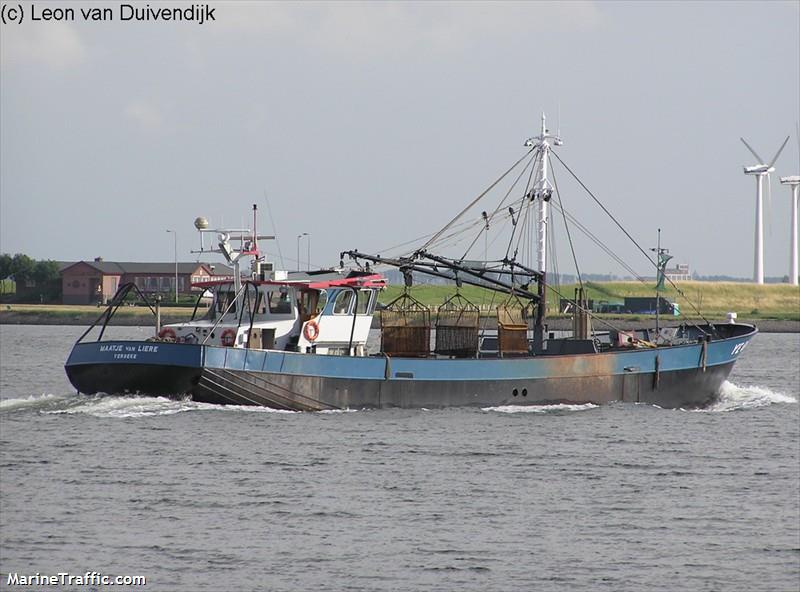 ye82 maatje v liere (Fishing Vessel) - IMO 8809414, MMSI 245224000, Call Sign PCFV under the flag of Netherlands