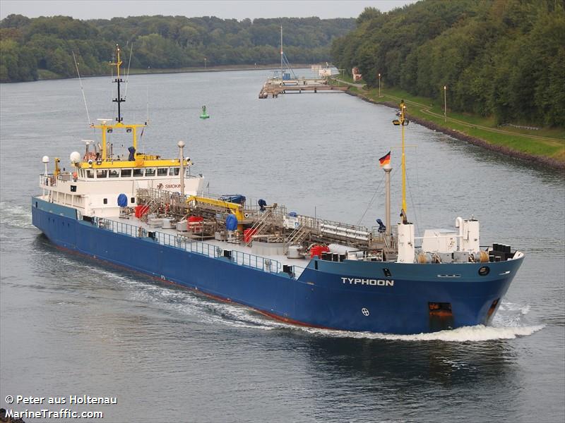 typhoon (LPG Tanker) - IMO 9507582, MMSI 245889000, Call Sign PHTY under the flag of Netherlands
