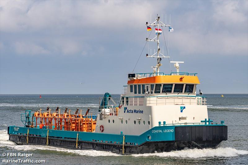 coastal legend (Offshore Tug/Supply Ship) - IMO 9102887, MMSI 246454000, Call Sign PCIS under the flag of Netherlands