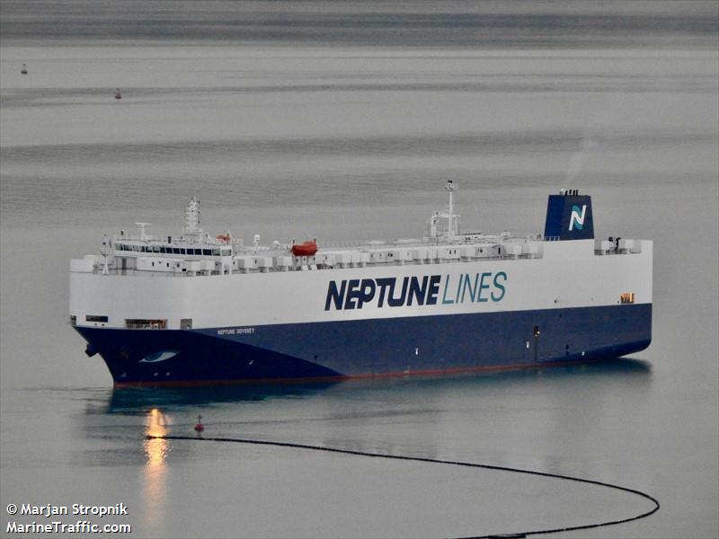 neptune odyssey (Vehicles Carrier) - IMO 9440095, MMSI 248406000, Call Sign 9HA2350 under the flag of Malta
