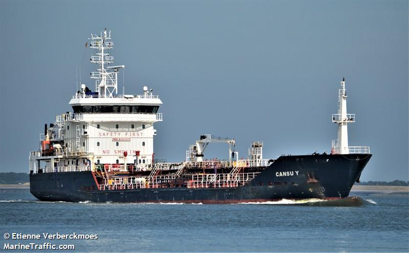 cansu y (Chemical/Oil Products Tanker) - IMO 9502673, MMSI 249616000, Call Sign 9HVX9 under the flag of Malta