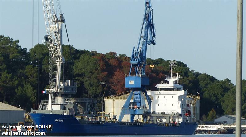 brens (General Cargo Ship) - IMO 9352341, MMSI 255806317, Call Sign CQAZ3 under the flag of Madeira