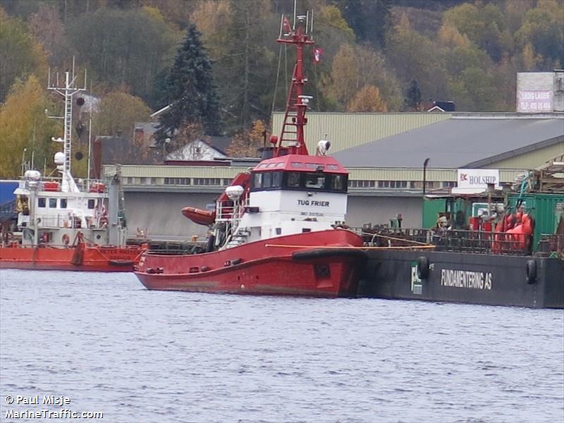 tug frier (Tug) - IMO 5121500, MMSI 259904000, Call Sign LCNV under the flag of Norway