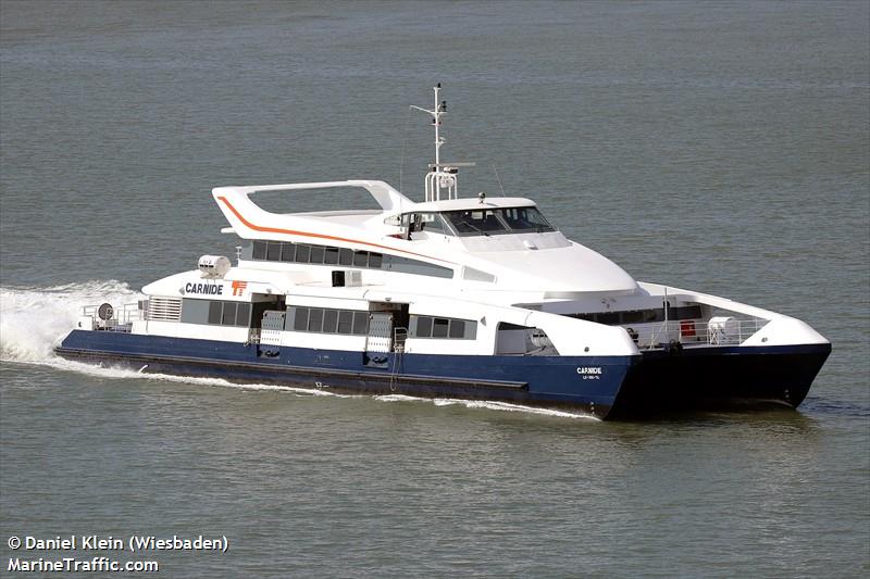 carnide (Passenger Ship) - IMO 9166601, MMSI 263700019, Call Sign CSJC under the flag of Portugal