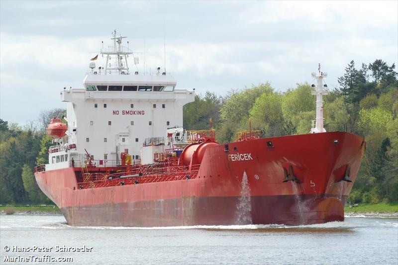 fericek (Chemical/Oil Products Tanker) - IMO 9125267, MMSI 271046574, Call Sign TCA5362 under the flag of Turkey