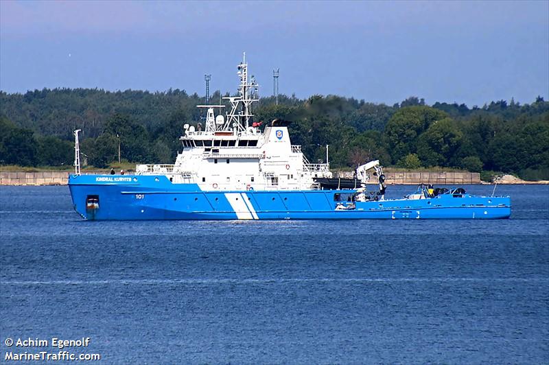 kindral kurvits (Pollution Control Vessel) - IMO 9588770, MMSI 276143000, Call Sign ESY2101 under the flag of Estonia