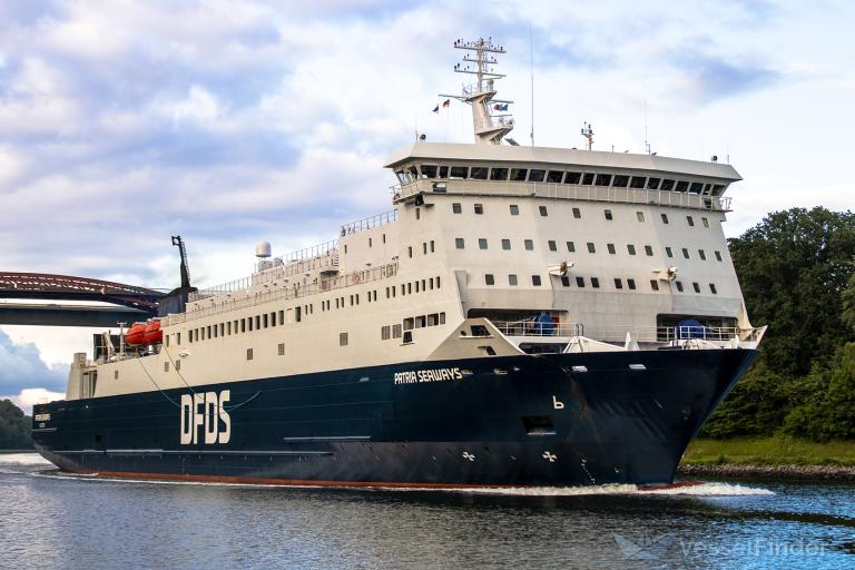 patria seaways (Passenger/Ro-Ro Cargo Ship) - IMO 8917390, MMSI 277291000, Call Sign LYRC under the flag of Lithuania