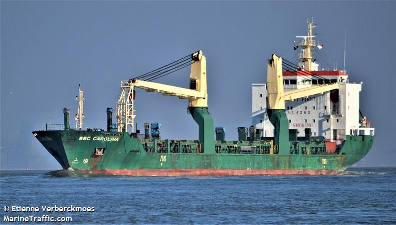 bbc carolina (General Cargo Ship) - IMO 9402043, MMSI 305078000, Call Sign V2CQ3 under the flag of Antigua & Barbuda