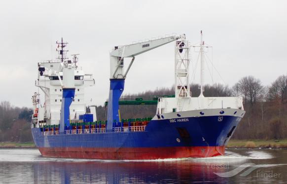 haren (General Cargo Ship) - IMO 9511636, MMSI 305560000, Call Sign V2QD6 under the flag of Antigua & Barbuda