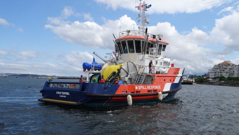 strait sentinel (Pollution Control Vessel) - IMO 9839741, MMSI 316014860, Call Sign CFA2865 under the flag of Canada