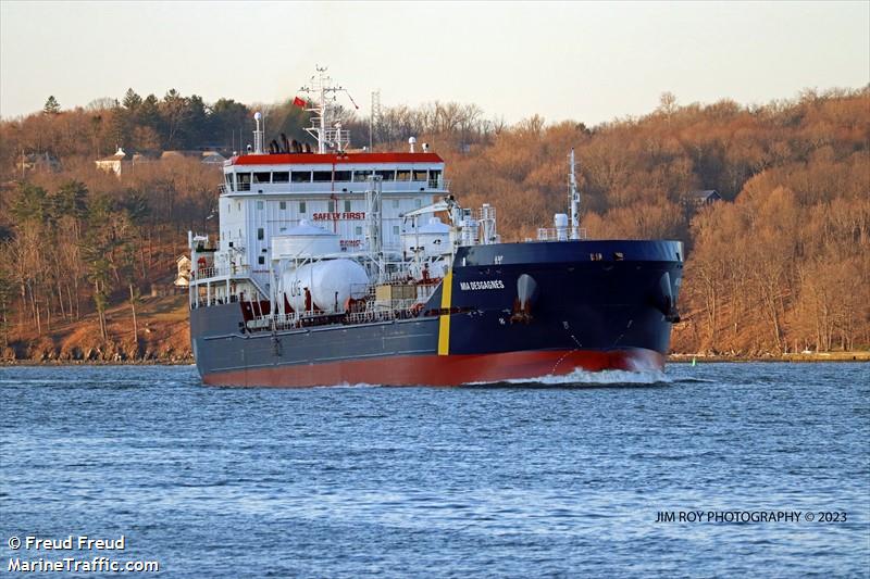 mia desgagnes (Chemical/Oil Products Tanker) - IMO 9772278, MMSI 316031772, Call Sign CFAU under the flag of Canada