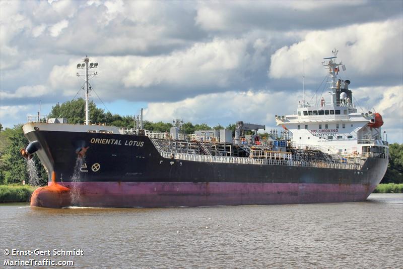 oriental lotus (Chemical/Oil Products Tanker) - IMO 9594054, MMSI 319150000, Call Sign ZGBC3 under the flag of Cayman Islands