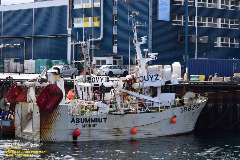 asummiut (Sailing vessel) - IMO , MMSI 331000092, Call Sign OUYZ under the flag of Greenland