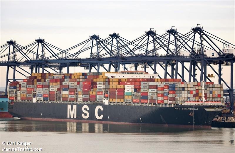 msc emanuela (Container Ship) - IMO 9399052, MMSI 353155000, Call Sign 3FKG under the flag of Panama