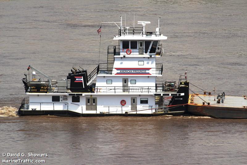 american progress (Towing vessel) - IMO , MMSI 367703790, Call Sign WDI4961 under the flag of United States (USA)