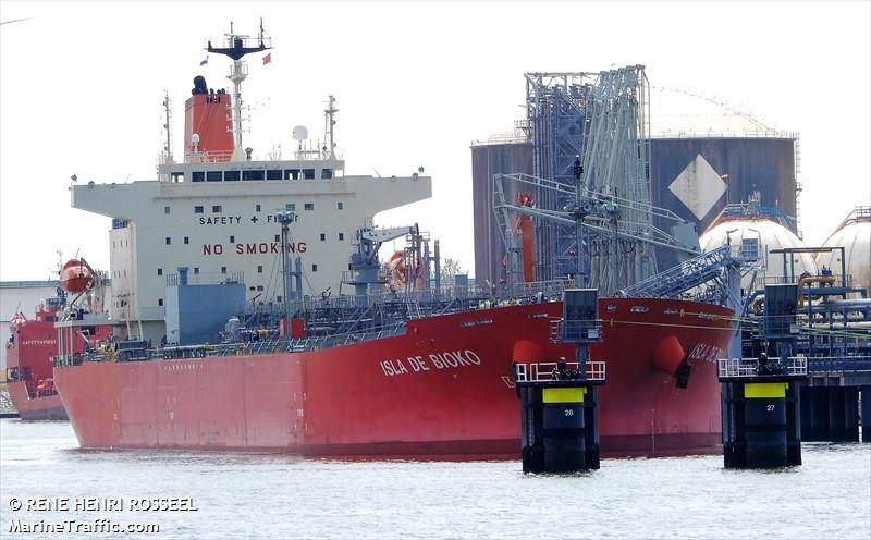 isla de bioko (Chemical/Oil Products Tanker) - IMO 9767235, MMSI 374402000, Call Sign 3EJI6 under the flag of Panama