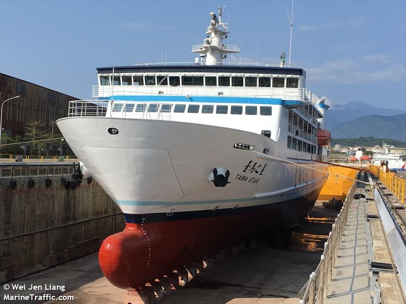 taima star (Passenger/Ro-Ro Cargo Ship) - IMO 9684938, MMSI 416011000, Call Sign BIBC under the flag of Taiwan