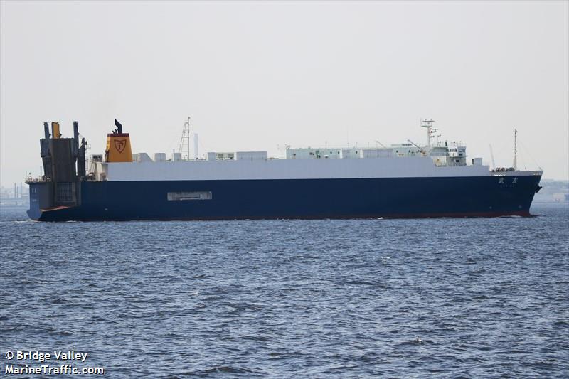 genbu (Ro-Ro Cargo Ship) - IMO 9791121, MMSI 431009113, Call Sign JD4128 under the flag of Japan