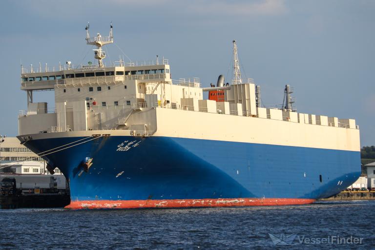 buzen (Ro-Ro Cargo Ship) - IMO 9854595, MMSI 431012744, Call Sign JD4511 under the flag of Japan