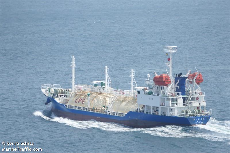 ryuei maru no.2 (LPG Tanker) - IMO 9771937, MMSI 431222000, Call Sign JD3864 under the flag of Japan