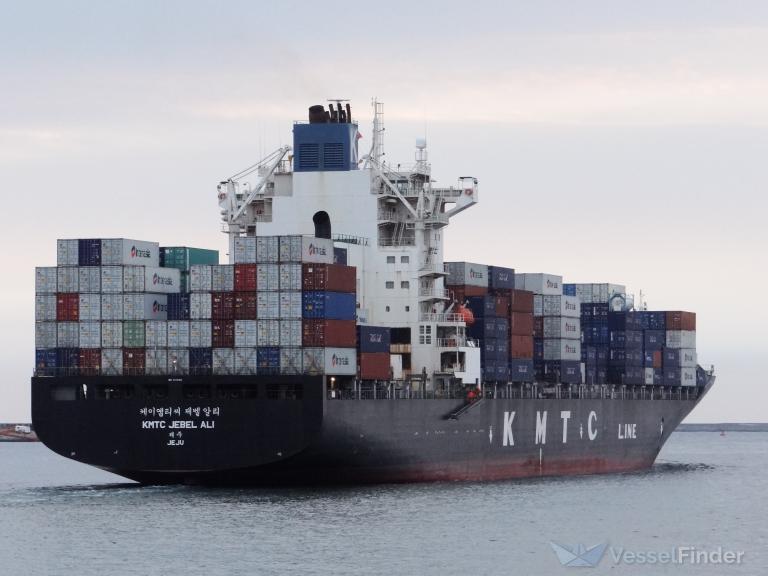 kmtc jebel ali (Container Ship) - IMO 9375305, MMSI 440764000, Call Sign D7SH under the flag of Korea