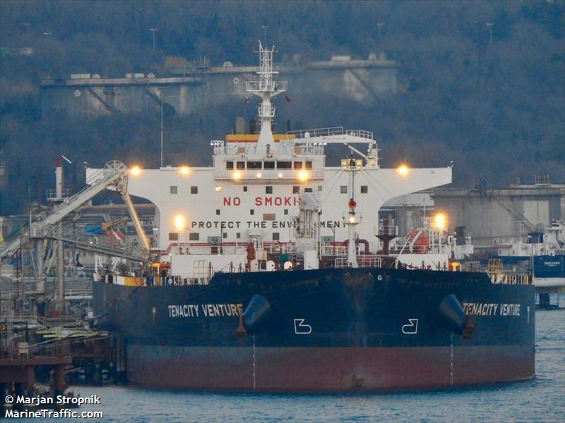 tenacity venture (Crude Oil Tanker) - IMO 9773052, MMSI 477010100, Call Sign VRPX2 under the flag of Hong Kong