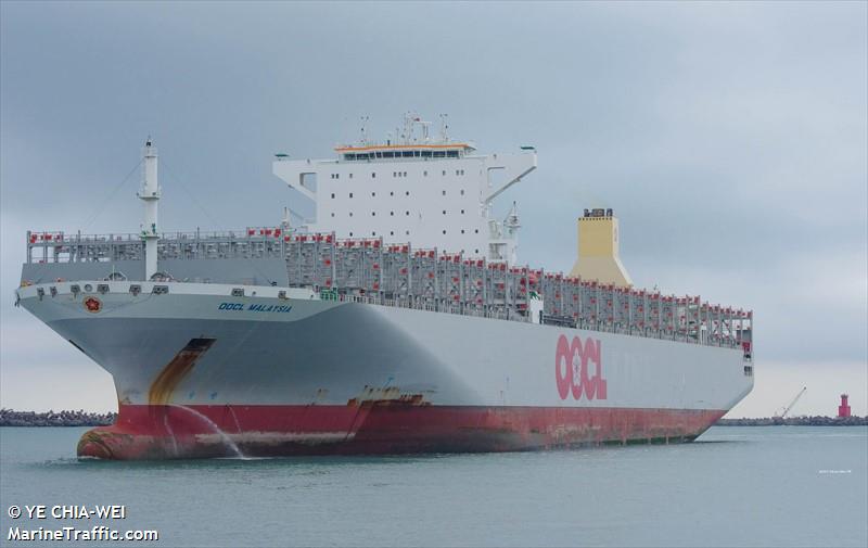 oocl malaysia (Container Ship) - IMO 9627980, MMSI 477220100, Call Sign VRME7 under the flag of Hong Kong