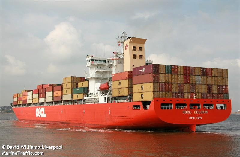 oocl belgium (Container Ship) - IMO 9169419, MMSI 477616000, Call Sign VRVQ9 under the flag of Hong Kong