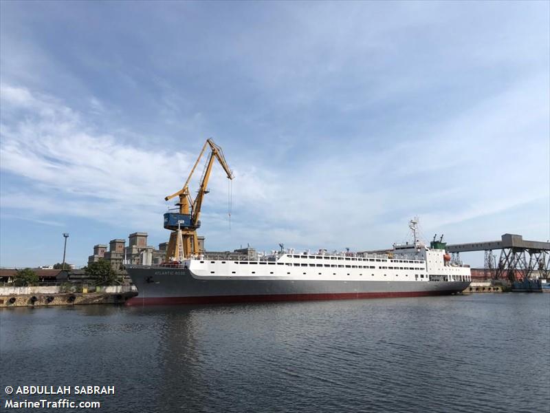 atlantic rose (Livestock Carrier) - IMO 8806242, MMSI 511100124, Call Sign T8A3212 under the flag of Palau