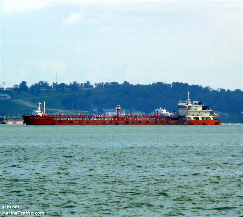 juneyao maru v (Oil Products Tanker) - IMO 9760897, MMSI 525003328, Call Sign PLMR under the flag of Indonesia