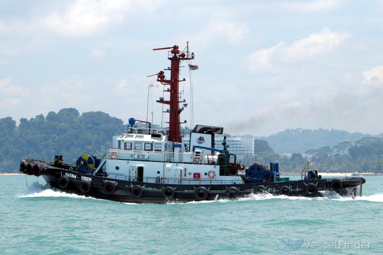 marina vision (Tug) - IMO 8106109, MMSI 525010379, Call Sign YDA3415 under the flag of Indonesia