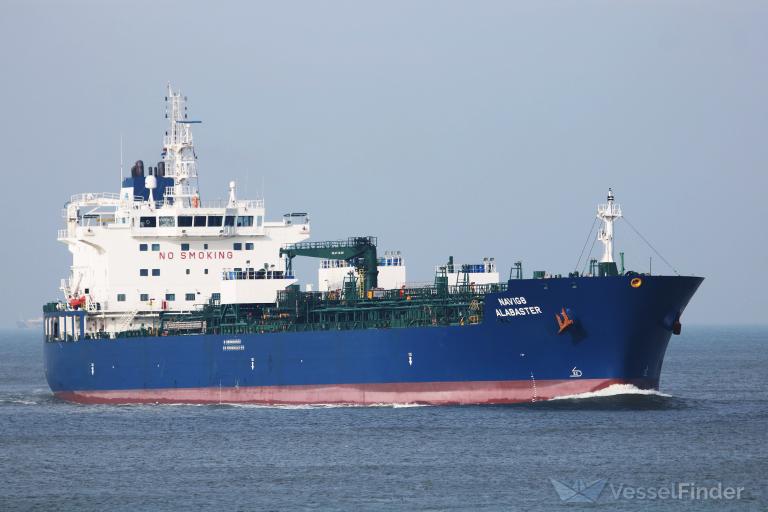 navig8 alabaster (Chemical/Oil Products Tanker) - IMO 9727572, MMSI 538005785, Call Sign V7GY3 under the flag of Marshall Islands