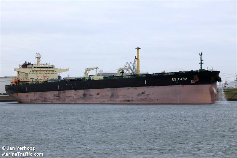 rs tara (Crude Oil Tanker) - IMO 9765354, MMSI 538006648, Call Sign V7HW4 under the flag of Marshall Islands