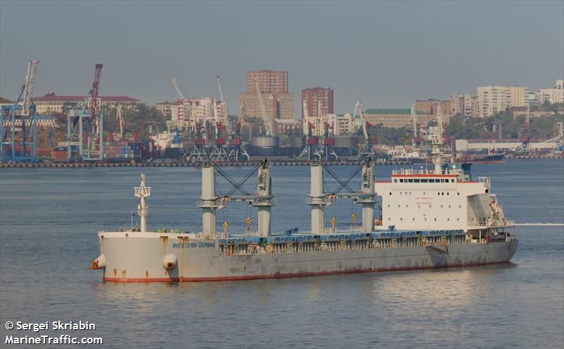 western durban (Bulk Carrier) - IMO 9700031, MMSI 548913000, Call Sign DUHD under the flag of Philippines