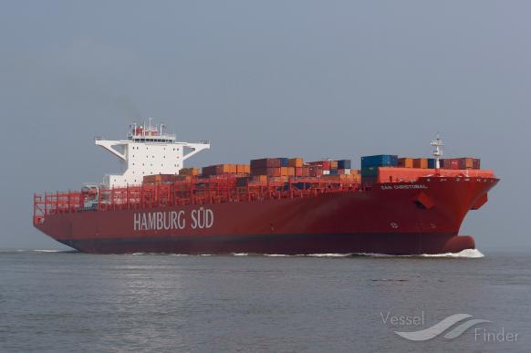 san christobal (Container Ship) - IMO 9699191, MMSI 563051100, Call Sign 9V8584 under the flag of Singapore