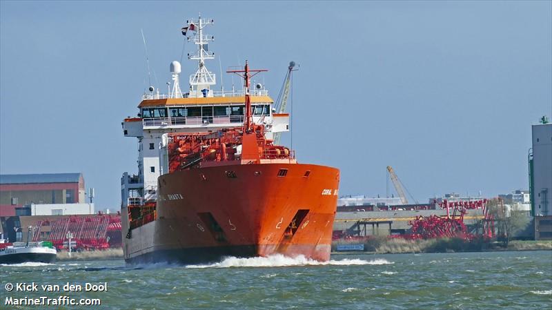 coral shasta (LPG Tanker) - IMO 9254941, MMSI 565190000, Call Sign 9V8460 under the flag of Singapore