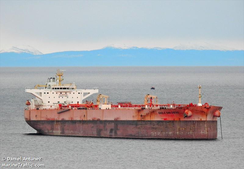 eagle san diego (Crude Oil Tanker) - IMO 9594834, MMSI 566539000, Call Sign 9V9335 under the flag of Singapore