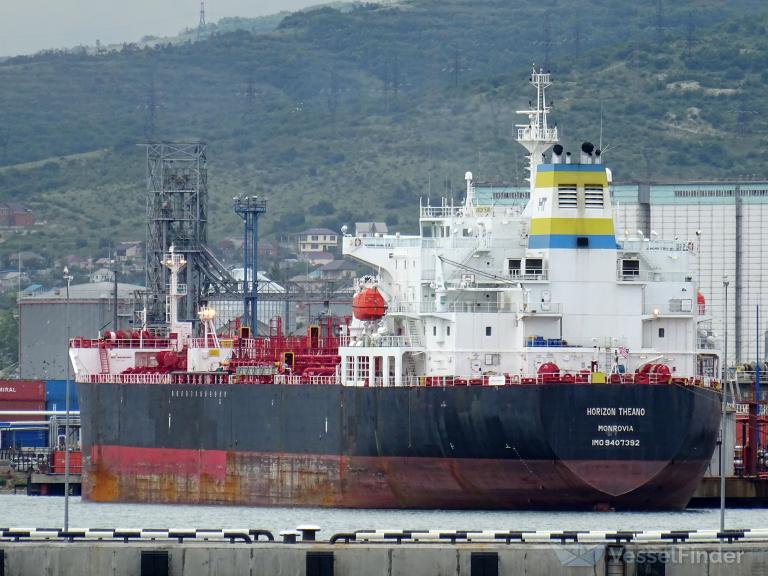 horizon theano (Chemical/Oil Products Tanker) - IMO 9407392, MMSI 636014285, Call Sign A8SS4 under the flag of Liberia