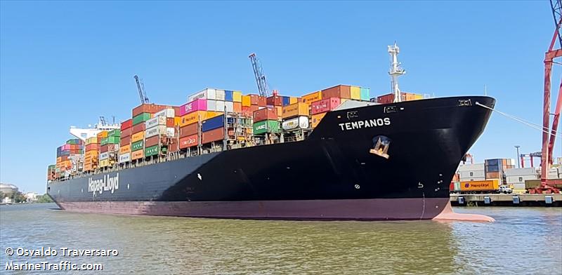 tempanos (Container Ship) - IMO 9447897, MMSI 636092780, Call Sign A8VP9 under the flag of Liberia