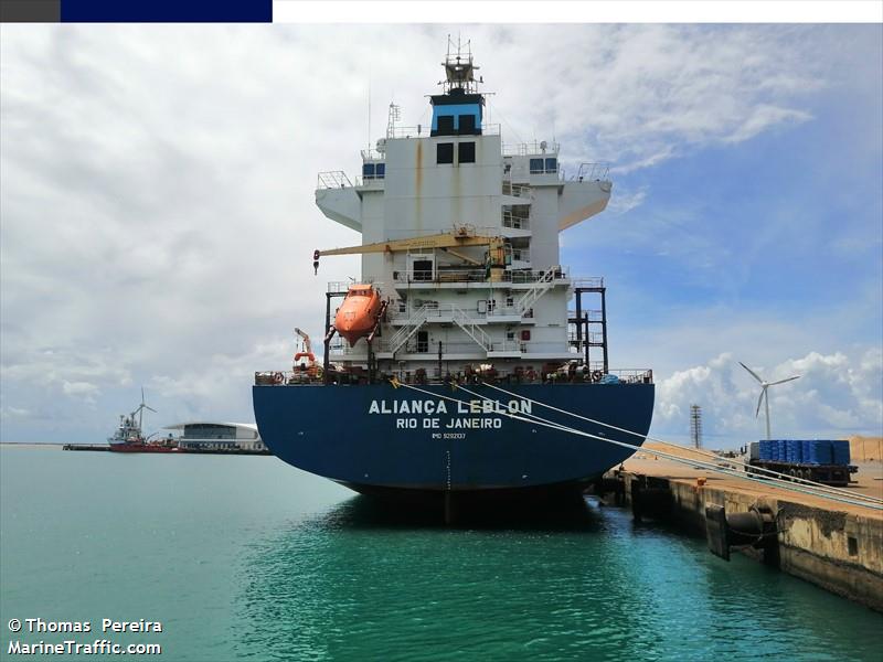 alianca leblon (Container Ship) - IMO 9292137, MMSI 710003483, Call Sign PPSV under the flag of Brazil