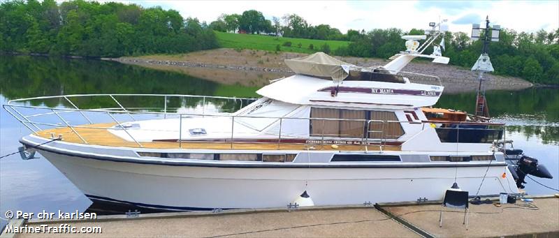 my maria (Pleasure craft) - IMO , MMSI 257072660, Call Sign LG6315 under the flag of Norway