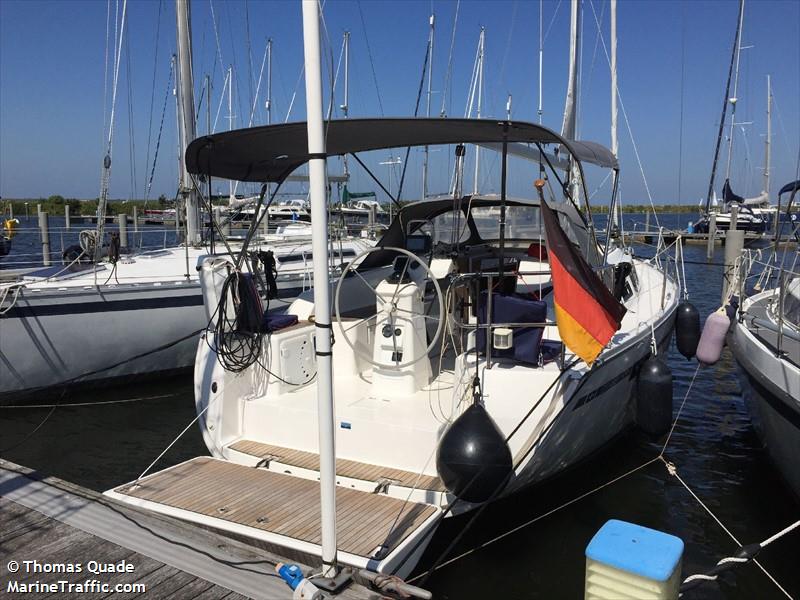 nina (Sailing vessel) - IMO , MMSI 211629480, Call Sign DB4080 under the flag of Germany