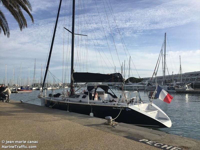 blue flamingo (Sailing vessel) - IMO , MMSI 227350620, Call Sign FL4050 under the flag of France